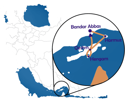 Persian Gulf Island Escape Map