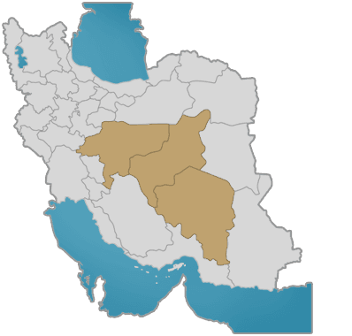 Iran Deserts Map