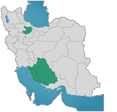 Iran Hikes Map