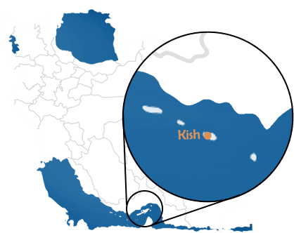 Kish Island Getaway: Unwind in Style on Kish’s Shores Tour Map